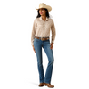 ARIAT VENTEK BOOTS 'N' ROSES - LADIES SHIRT  - 10075360