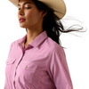 ARIAT VENTEK ROSE SORBET STRIPE - LADIES SHIRT  - 10075361