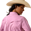 ARIAT VENTEK ROSE SORBET STRIPE - LADIES SHIRT  - 10075361