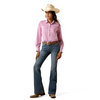 ARIAT VENTEK ROSE SORBET STRIPE - LADIES SHIRT  - 10075361