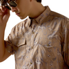 ARIAT VENTEK CARTOUCHE FITTED PRINT - MENS SHIRT  - 10073869