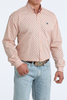 CINCH CORAL GEOMETRIC PRINT - MENS SHIRT  - MTW1106105