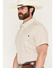 ROCK & ROLL TEK TAN MEDALLION PRINT - MENS SHIRT  - BMN3S08696