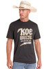 ROCK & ROLL KOE WETZEL BLACK GRAPHIC TEE - MENS TEE  - BU21T09154