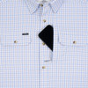 PONCHO  THE CHANNEL CAT BLUE PLAID - MENS SHIRT  - THE CHANNEL CAT