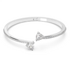SWAROVSKI MESMERA BANGLE, HEART SILVER - ACCESSORIES JEWELRY BRACELET - 5518814