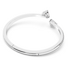 SWAROVSKI MESMERA BANGLE, HEART SILVER - ACCESSORIES JEWELRY BRACELET - 5518814