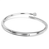 SWAROVSKI MATRIX BANGLE, ROUND SILVER - ACCESSORIES JEWELRY BRACELET - 575357