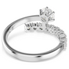 SWAROVSKI MATRIX OPEN WHITE SILVER - ACCESSORIES JEWELRY RING - 575356