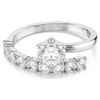SWAROVSKI MATRIX OPEN WHITE SILVER - ACCESSORIES JEWELRY RING - 575356