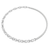 SWAROVSKI MATRIX NECKLACE, S-SHAPE SILVE - ACCESSORIES JEWELRY NECKLACE - 5747732