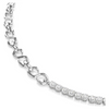 SWAROVSKI MATRIX NECKLACE, S-SHAPE SILVE - ACCESSORIES JEWELRY NECKLACE - 5747732