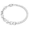 SWAROVSKI MATRIX BRACELET S SHAPE SILVER - ACCESSORIES JEWELRY BRACELET - 5753926