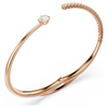 SWAROVSKI MATRIX BANGLE 18K ROSE GOLD - ACCESSORIES JEWELRY BRACELET - 576381