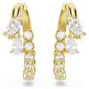 SWAROVSKI MESMERA HOOP MIXED CUT GOLD - ACCESSORIES JEWELRY EARRINGS - 5761975