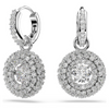 SWAROVSKI SUBLIMA DROP ROUND CUT SILVER - ACCESSORIES JEWELRY EARRINGS - 5738193
