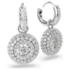 SWAROVSKI SUBLIMA DROP ROUND CUT SILVER - ACCESSORIES JEWELRY EARRINGS - 5738193