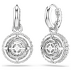 SWAROVSKI SUBLIMA DROP ROUND CUT SILVER - ACCESSORIES JEWELRY EARRINGS - 5738193