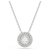 SWAROVSKI SUBLIMA PENDANT ROUND SILVER - ACCESSORIES JEWELRY NECKLACE - 5738246