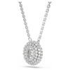 SWAROVSKI SUBLIMA PENDANT ROUND SILVER - ACCESSORIES JEWELRY NECKLACE - 5738246