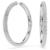 SWAROVSKI DEXTERA HOOP SILVER - ACCESSORIES JEWELRY EARRINGS - 5754156