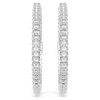 SWAROVSKI DEXTERA HOOP SILVER - ACCESSORIES JEWELRY EARRINGS - 5754156