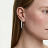 SWAROVSKI DEXTERA HOOP SILVER - ACCESSORIES JEWELRY EARRINGS - 5754156