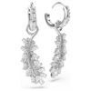 SWAROVSKI VIENNA MIXED FEATHER SILVER - ACCESSORIES JEWELRY EARRINGS - 5754272