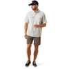 ARIAT VENTEK AQUA HEATHER CLASSIC - MENS SHIRT  - 10073498
