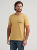 WRANGLER CURRY HEATHER SKULL PRINT - MENS TEE  - 112380268