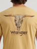 WRANGLER CURRY HEATHER SKULL PRINT - MENS TEE  - 112380268