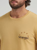 WRANGLER CURRY HEATHER SKULL PRINT - MENS TEE  - 112380268