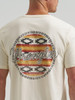 WRANGLER WESTERN ANTIQUE WHITE PRINT - MENS TEE  - 112380270
