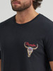 WRANGLER JET BLACK AZTEC PRINT - MENS TEE  - 112380266