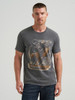 WRANGLER EIGHT SECONDS BLACK - MENS TEE  - 112380273