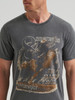 WRANGLER EIGHT SECONDS BLACK - MENS TEE  - 112380273