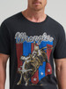 WRANGLER BULL RIDER RED & BLUE - MENS TEE  - 112380297