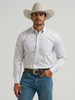 WRANGLER CODY JOHNSON WHITE/GREY PRINT - MENS SHIRT  - 112381545