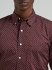 WRANGLER CODY JOHNSON BROWN PRINT - MENS SHIRT  - 112381552