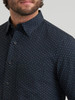 WRANGLER COJO BLACK D SPOTS PRINT - MENS SHIRT  - 112381618