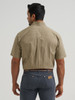 WRANGLER RELAX FIT CLASSIC BROWN PRINT - MENS SHIRT  - 112381626