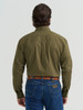 WRANGLER GEORGE STRAIT OLIVE GREEN - MENS SHIRT  - 112381943