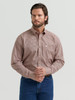 WRANGLER GEORGE STRAIT RUST PRINT - MENS SHIRT  - 112381954