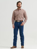 WRANGLER GEORGE STRAIT RUST PRINT - MENS SHIRT  - 112381954