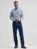 WRANGLER GEORGE STRAIT SOLID BLUE - MENS SHIRT  - 112381957