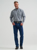 WRANGLER GEORGE STRAIT PRINT BLUE - MENS SHIRT  - 112381959