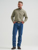 WRANGLER GEORGE STRAIT GREEN PRINT - MENS SHIRT  - 112381972