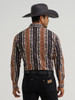 WRANGLER CHECOTAH PRINT BROWN - MENS SHIRT  - 112381991