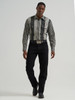WRANGLER SMOKY STRIPES BRUSHPOPPER - MENS SHIRT  - 112381996