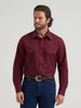 WRANGLER DRESS CLASSIC FIT BURGUNDY - MENS SHIRT  - 112382003